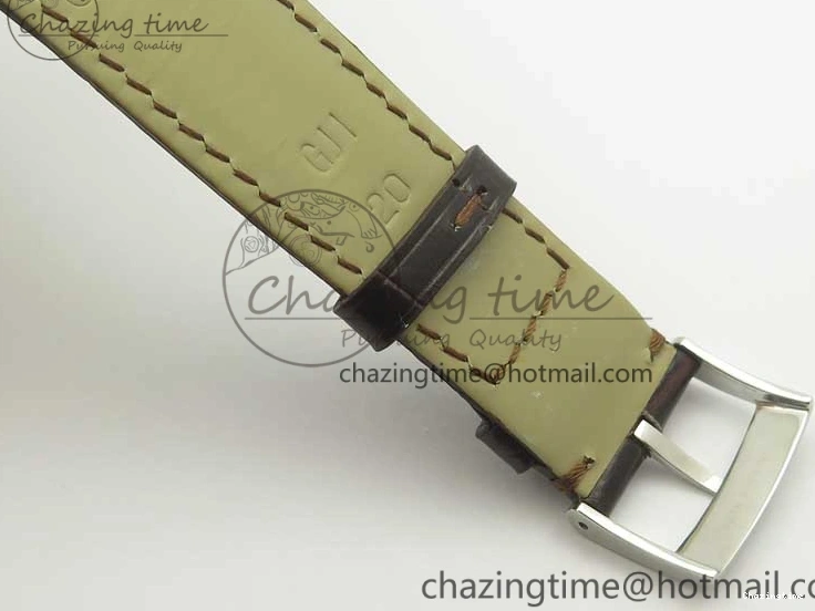 0329 Original De Ville Prestige Small Second TWF 1:1 Best Edition Gray Dial on Black Leather Strap MIYOTA 8036